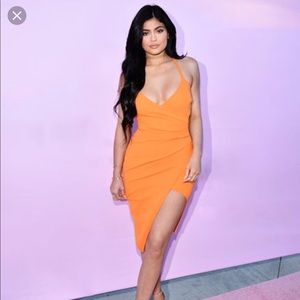 Pretty little thing orange dress. Size 2